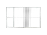 Stalen hondenkennel verzinkt - 200x300x184 cm - afbeelding 3 van  5
