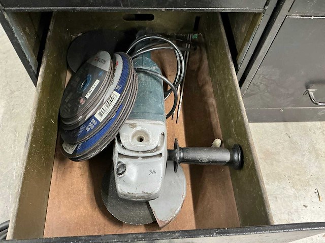 Stalen ladekast met inhoud (4x) - afbeelding 17 van  17