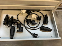 Stalen ladenkast met kabels - afbeelding 4 van  19