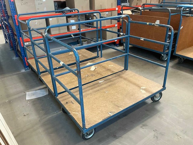 Stalen magazijn kar (3x) - afbeelding 4 van  7
