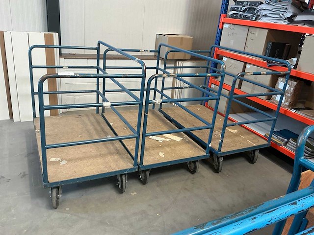 Stalen magazijn kar (3x) - afbeelding 7 van  7