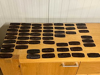 Stalen naambordjes (52x) - afbeelding 1 van  6