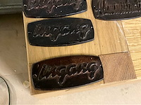 Stalen naambordjes (52x) - afbeelding 2 van  6