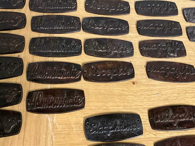 Stalen naambordjes (52x) - afbeelding 4 van  6
