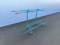 Stalen opklapbare transport kar (4x) - afbeelding 3 van  6