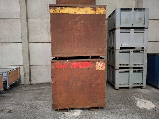 Stalen opslag box - opslagcontainer (5x) - afbeelding 5 van  12