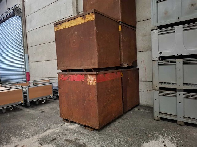 Stalen opslag box - opslagcontainer (5x) - afbeelding 6 van  12