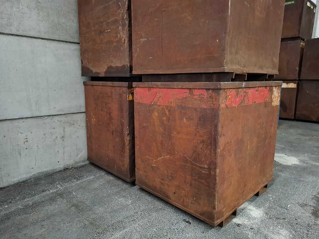 Stalen opslag box - opslagcontainer (5x) - afbeelding 5 van  12