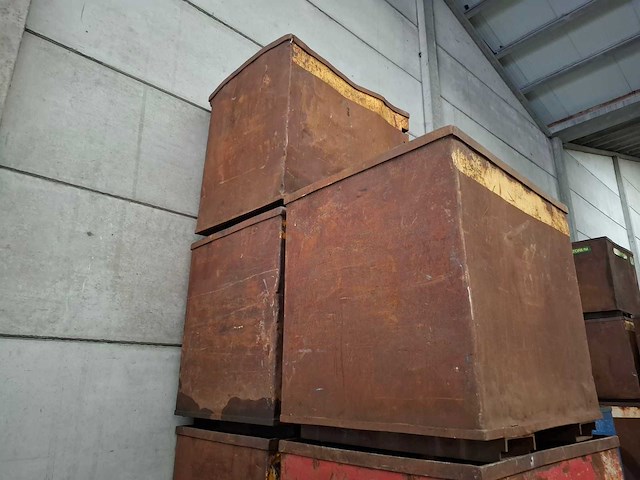 Stalen opslag box - opslagcontainer (5x) - afbeelding 6 van  12