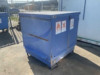 Stalen opslagcontainer/milieucontainer - afbeelding 2 van  4