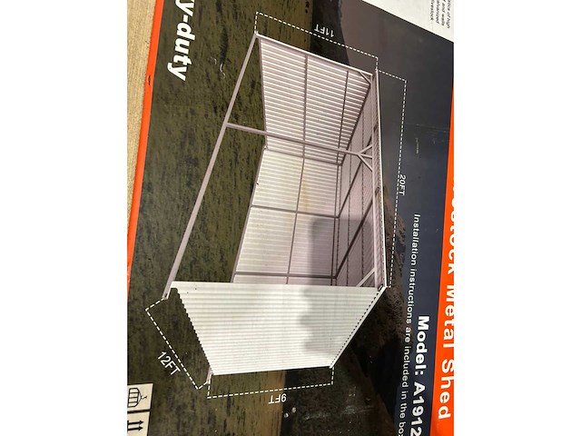 Stalen overkapping 6.00x3.40m 20m2 - afbeelding 5 van  5