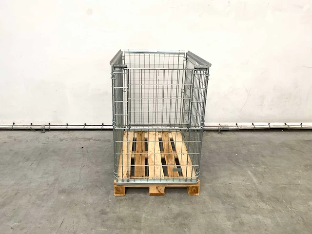 Stalen palletkooi voor europallets 1230x1100x820 mm (10x) - afbeelding 3 van  9