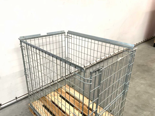 Stalen palletkooi voor europallets 1230x1100x820 mm (10x) - afbeelding 6 van  9