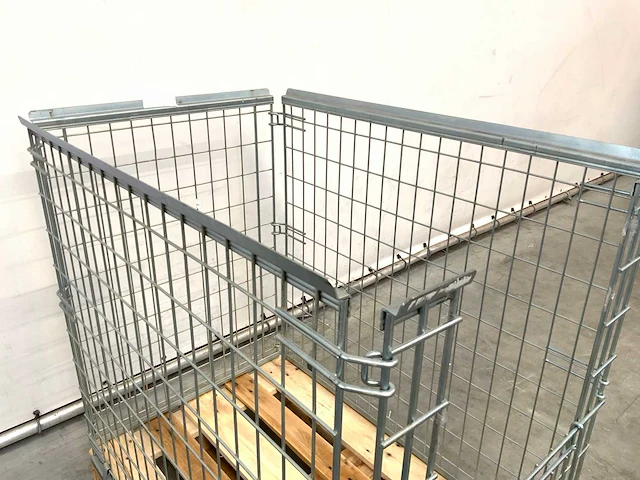 Stalen palletkooi voor europallets 1230x1100x820 mm (10x) - afbeelding 7 van  9
