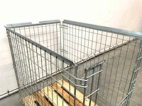 Stalen palletkooi voor europallets 1230x1100x820 mm (10x) - afbeelding 7 van  9