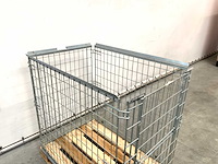 Stalen palletkooi voor europallets 1230x1100x820 mm (20x) - afbeelding 6 van  9