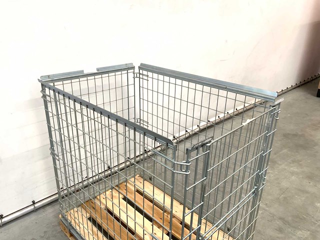 Stalen palletkooi voor europallets 1230x1100x820 mm (20x) - afbeelding 3 van  5