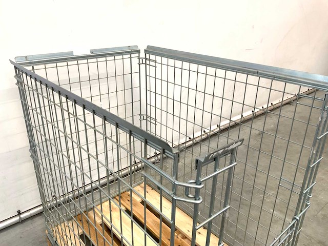 Stalen palletkooi voor europallets 1230x1100x820 mm (20x) - afbeelding 4 van  5