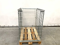 Stalen palletkooi voor europallets 1230x1100x820 mm (20x) - afbeelding 4 van  8