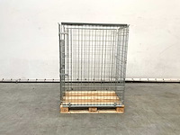 Stalen palletkooi voor europallets 1230x1500x820 mm (75x) - afbeelding 5 van  11