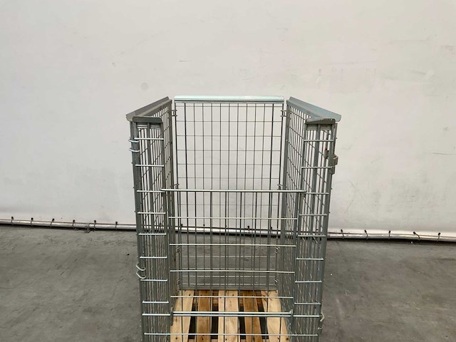 Stalen palletkooi voor europallets 1230x1500x820 mm (75x) - afbeelding 8 van  11