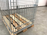Stalen palletkooi voor europallets 1230x1500x820 mm (75x) - afbeelding 9 van  11