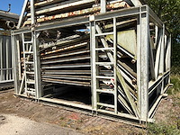 Stalen panelen in transportframe (3x) - afbeelding 3 van  4
