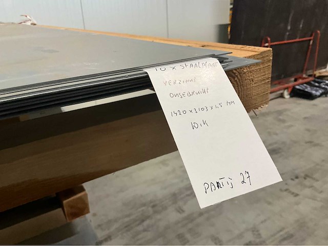 Stalen plaat (10x) - afbeelding 3 van  3