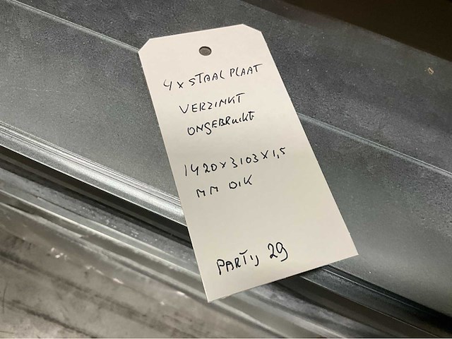 Stalen plaat (4x) - afbeelding 7 van  7
