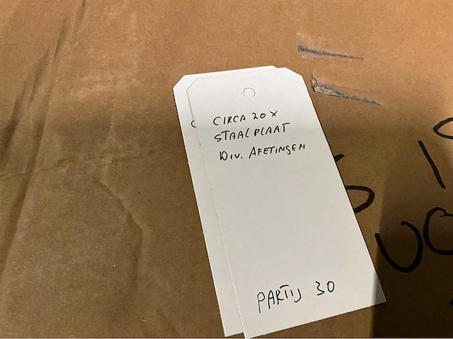 Stalen plaat diverse (20x) - afbeelding 3 van  8