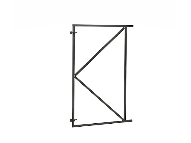 Stalen poortframe verstelbaar - 110x155 cm - afbeelding 2 van  2