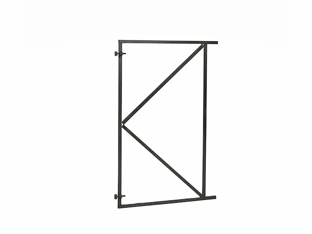 Stalen poortframe verstelbaar - 110x155 cm - afbeelding 2 van  2