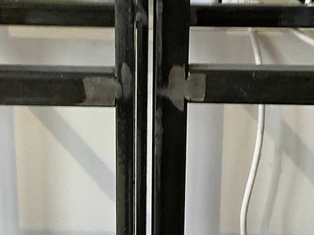 Stalen presentatie rekken voor wijn of decoratie. (5x) - afbeelding 4 van  4