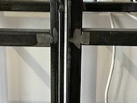 Stalen presentatie rekken voor wijn of decoratie. (5x) - afbeelding 4 van  4