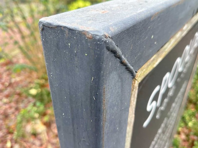 Stalen reclamebord - afbeelding 3 van  3