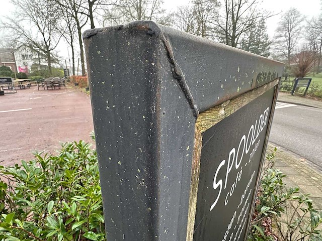 Stalen reclamebord - afbeelding 3 van  3