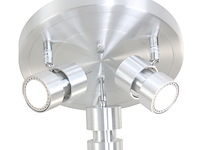 Stalen ronde 3-lichts spot met gu10 lichtbronnen, steinhauer, natasja 7905st, 2026 - afbeelding 1 van  5