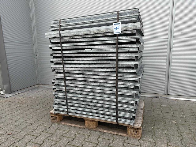 Stalen roostervloer 1090x910mm (25x) - afbeelding 2 van  2