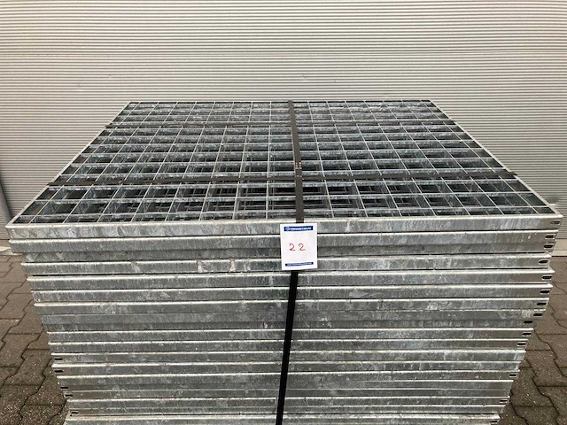 Stalen roostervloer 1100x850mm (32x) - afbeelding 3 van  3