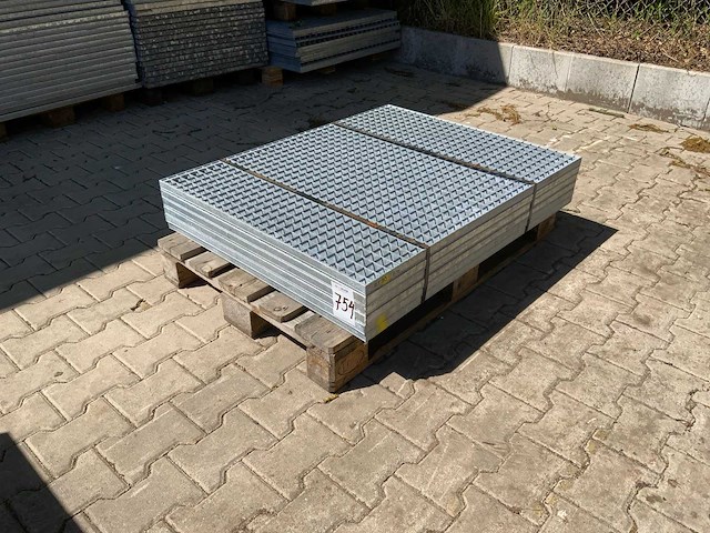 Stalen roostervloer 1120x880x30mm (6x) - afbeelding 2 van  6