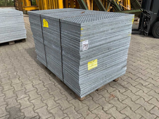 Stalen roostervloer 1400/1440x880mm (30x) - afbeelding 1 van  7