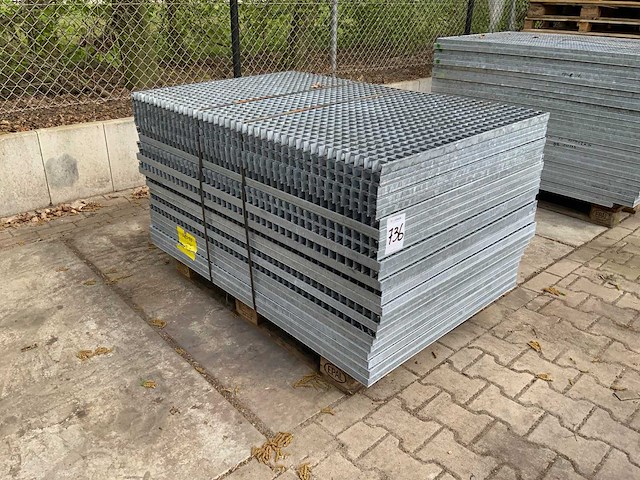 Stalen roostervloer 1400x880mm (24x) - afbeelding 1 van  7