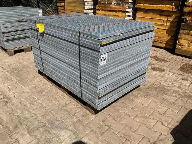 Stalen roostervloer 1400x880x30mm (25x) - afbeelding 1 van  7