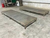 Stalen roostervloer (2x)