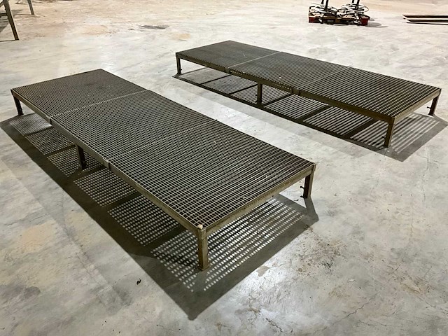 Stalen roostervloer (2x) - afbeelding 3 van  7