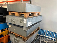 Stalen roostervloer met opvangbak (6x) - afbeelding 8 van  8