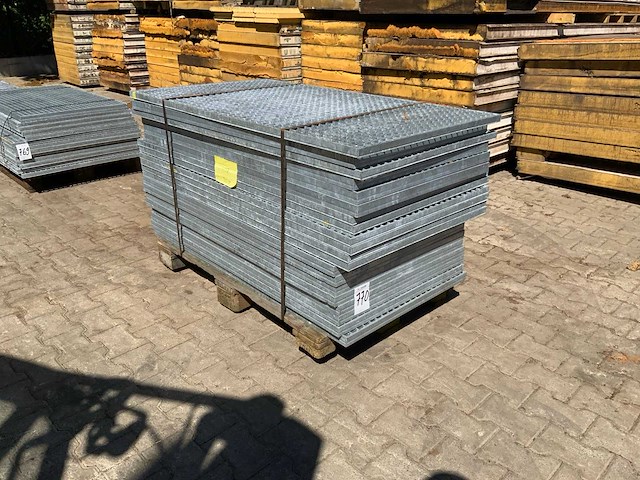 Stalen roostervloer mix 1400x880mm (20x) - afbeelding 1 van  4