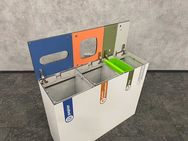 Stalen sorteerprullenbak - afbeelding 6 van  8