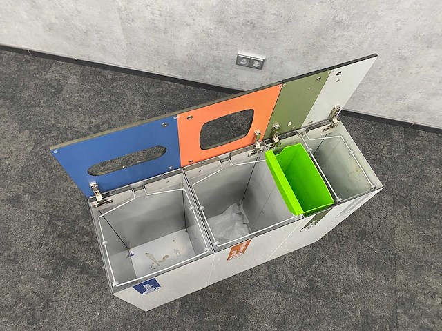 Stalen sorteerprullenbak - afbeelding 8 van  8