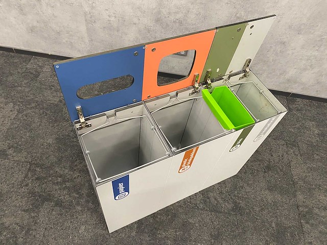 Stalen sorteerprullenbak - afbeelding 7 van  8